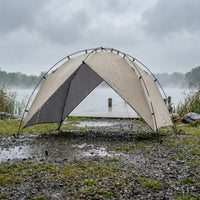 Beach Shelter Tent Portable Arch Tent Easy Carry Bag Coastal Shelter Canopy for Camping