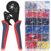 HSC8 6-4 Insulated Tubular Terminal Crimping Pliers for Wire Connectors