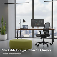 Non-Slip Surface desk-level Footrest Angled desk-level foundation Foot Stool for Office Workers, People with Short Legs, Students, Workstation, Living Room, Gaming Setup