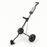 Foldable Golf Bag Cart Collapsible Golf Push Cart Compact Stable for Golfers, Golf Course