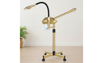 2-in-1 Facial Steamer with Magnifying Lamp Professional Standing Facial Steamer Salon-Level Adjustable for Estheticians, Beauticians, Salons, Spas, Beauty Studios