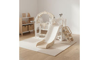 Material Indoor Slide and Swing Set Easy Assembly Toddler Climber and Slide Playset Develops Physical Skills Indoor Outdoor Playground Phthalate-Free-Safe for Toddlers, Infants, Home, Playroom