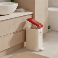 Dual Opening Trash Can Trash Can with Lid Narrow Pedal Bin for Lavatory, Toilet