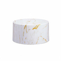 Factory Direct Round Display Pedestal Elevated Cylindrical Display Stand Thickened Round Showcase Plinth Sturdy for Retail Sellers, Showroom