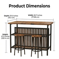 kitchen island with stools