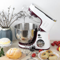 Multi-Speed Tilt-Head Stand Mixer Easy to Clean Stand Mixer with Stainless Steel Bowl Compact Appliance Household for Bakers, Home Cooks, Kitchen