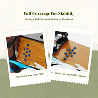 Aluminum pad reduces snowboard vibration