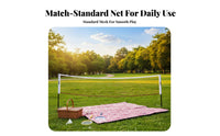 Badminton Net Easy Setup Portable Badminton Net Construction Sports Gear for Athletes
