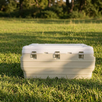 Insulated Container Leak-Resistant Insulated Container with Side Water Outlet Ice Chest for Vendors, Outdoor Events, Fishing