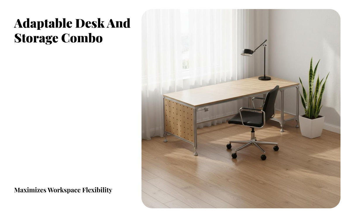 Nordic aesthetic Minimalist Workstation Modern Design Computer Desk Space-Saving Writing Table Sturdy Construction for Remote Workers, Professionals, Homeowners, Bedroom, Study Room