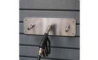 Stainless Steel Car Wash Tool Rack Space-Saving Wall-Mounted Storage Rack Heavy Duty Quick-Connect Holder Rustproof for DIYers, Garage, Workshop