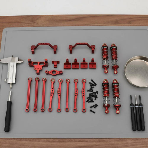 1/16 Scale Crawler Upgrade Easy Installation Metal shock absorb and Link Rod Set for Rock Crawling
