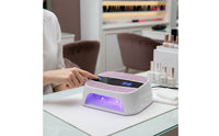 LED Nail Lamp Fast Curing Gel Nail Lamp with Smart Sensor Dryer Dual Wavelength Touch Control for Manicurists, Home DIY