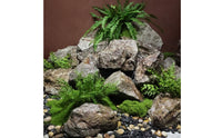 9 Pieces Decorative Rock Rugged Faux Landscape Rock Artificial Stone Lifelike Decoration Irregular for Miniature Gardens