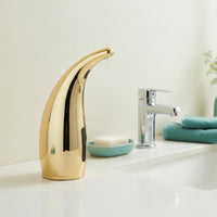 Touchless Foam Soap Dispenser with Window Battery Operated Soap Dispenser with Viewing Window Adjustable Waterproof for Bathroom, Kitchen