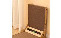 Replaceable Central Shaped Feline Scratcher Wear-Resistant L-Shaped Feline Scratcher Bed Low Dust Scratching Board Long-Lasting