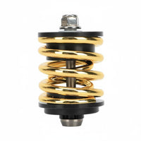 Folding Bike Shock Coil Metal Rear Shock Absorber Coil Cycling Parts Durable Alloy Material