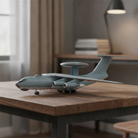 1:240 Airborne Early Warning Plane Display Aircraft Model Scale Airplane Model for Collectors, Shelf