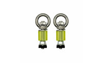 2 Pieces Tie down Rings with T Fasteners Heavy Duty Roof Rack Tie down Anchor Anti Rust T Channel Mounting Hardware for Rough Terrain Vehicle