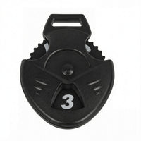 Golf Club Shaft Marker Hard Plastic Rotating Number Golf Marker Sports Accessory Polished Clear Identification