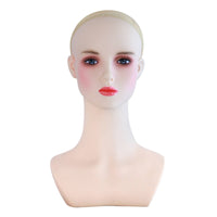 Mannequin Head Cosplay Mannequin Head with Shoulders Sturdy for Jewelers