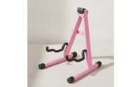 A shaped Guitar Stand Padded Folding Guitar Stand Non-Slip for Guitarists, Rehearsal Room