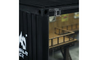 Dust Resistant Container Repair Shop Scene Realistic Details Container Repair Shop Miniature Scene Type-C Powered 1:64 Scale Garage Miniature Scene for Hobbyists