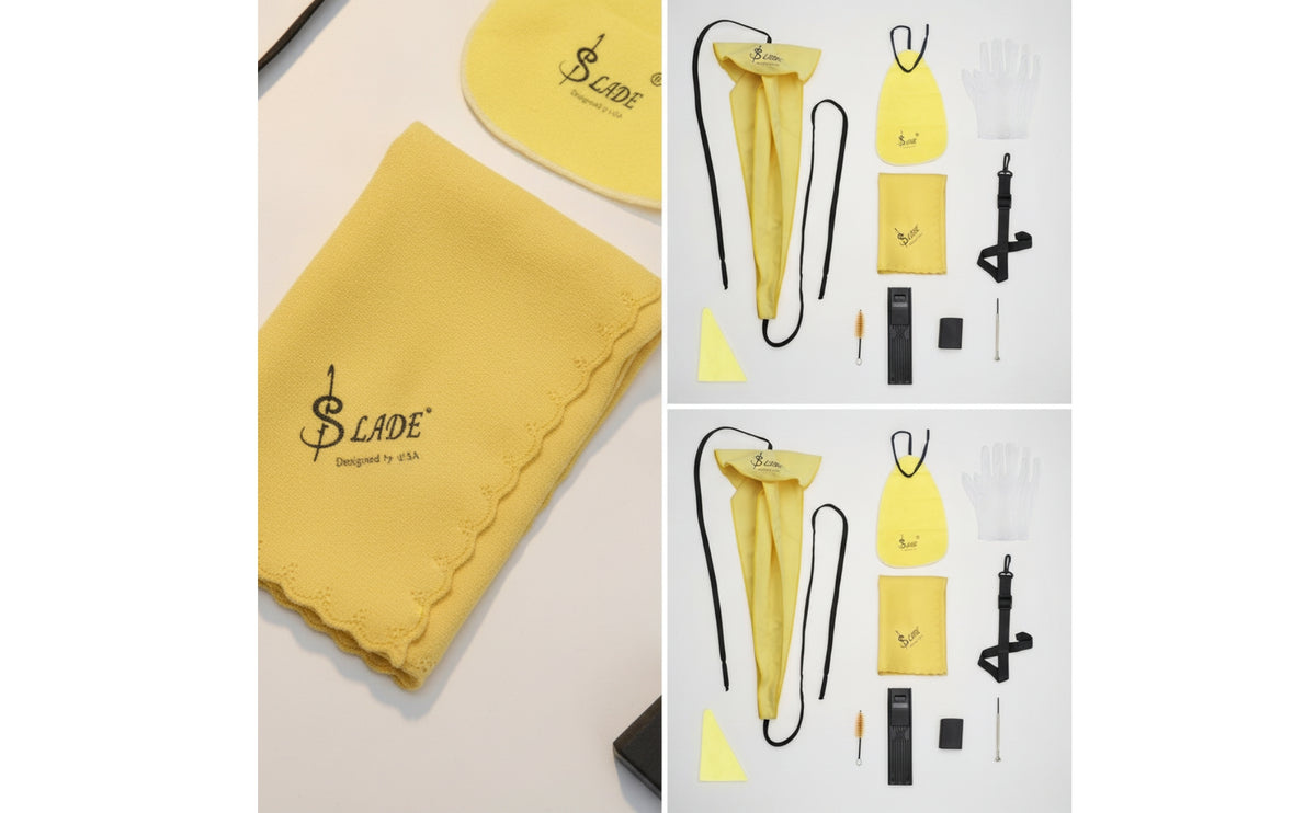 Saxofoonreinigingsset Met Mondstukborstel Soft Saxophone Cleaning Kit Saxophone Maintenance Kit Lightweight for Saxophonists