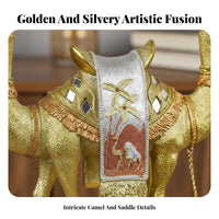 Middle Eastern Camel Figurine Luxury Highlight Decorative Camel Sculpture House Decoration Detailed Craftsmanship