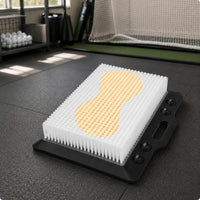 Golf Bunker Hitting Mat Rectangular Base Bunker Practice Mat Portable Sand Hazard