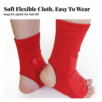 Ventilated Toe and Heel Design Knitted Instep Guard Force Resistant Sanda Training Footgear Secure Fit for Fighters, Kickboxing, Competition
