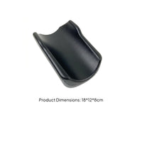 PU Foam Standing Mobility Aid Arm Pad Raised Side Edges Mobility Aid Armrest Pad Padded Contoured Elbow Support Black