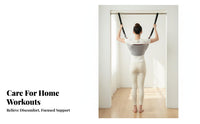 Adjustable Straps Hanging Back Stretcher Sling Inversion Table Substitute Hanging Back Stretcher Ergonomic Design Physical Rehabilitation Equipment Heavy Duty for Home, Gym