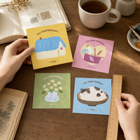Twilight Non-Adhesive Material Book, Teatime Roaming Series, Creative Pattern Journaling Paper