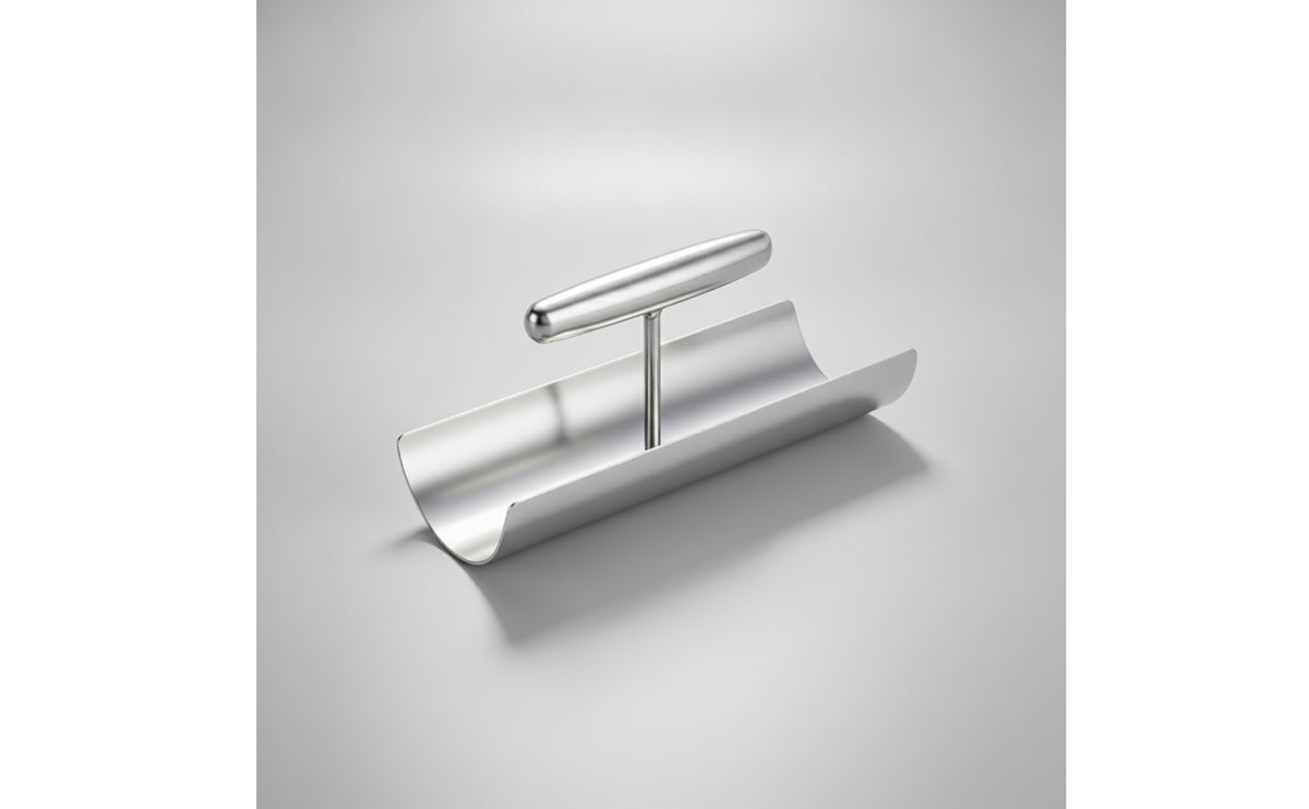 Stainless Steel Corner Finishing Tool | Rounded-bend, Plastering Trowel with Curved Surface, for Remodeling