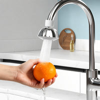 Stainless Steel Replaceable Outlet Plate Aerator Polished Finish Anti-Splash Aerator Pressure-Boosting Faucet Filter