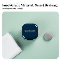 Easy to Clean Retainer Cleaning Case Food-Grade Material Portable Aligner Case Long-Lasting Orthodontic Appliance Box Lightweight for Seniors, Travelers, Athletes, Travel, Daily Carry, Business Trips, Bathroom