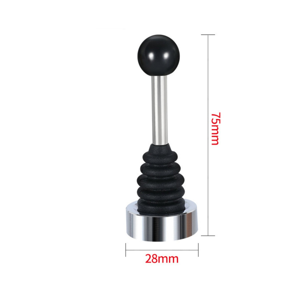 Momentary Action Four-Direction Joystick Switch Easy Installation Industrial Joystick Controller Wear Resistant Cross Lever Switch Fluid Operation for Machinery Operators, Technicians, Hoist Control