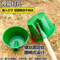 Thickened Plastic Manure Scoop with Handle for Farm and Garden Use