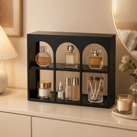 perfume display shelf