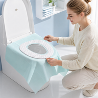 Badi Gao Disposable Toilet Seat Covers, Extra Large, Thick, Full Coverage, Individually Wrapped for Postpartum, Travel, Hotel