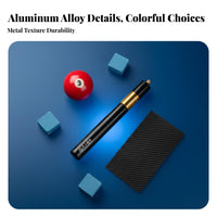 Carbon Fiber Cue Extender Extended Reach Carbon Fiber Cue Extension Billiards Stick Extender Lightweight Rapid Attachment