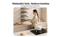 Metal Kitchen Prep Shelf Dark Gray Home Storage