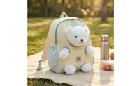 Padded Straps Soft Bear Backpack Side Pockets Bear Backpack Top Handle Children'children'children's Bag Front Zipper