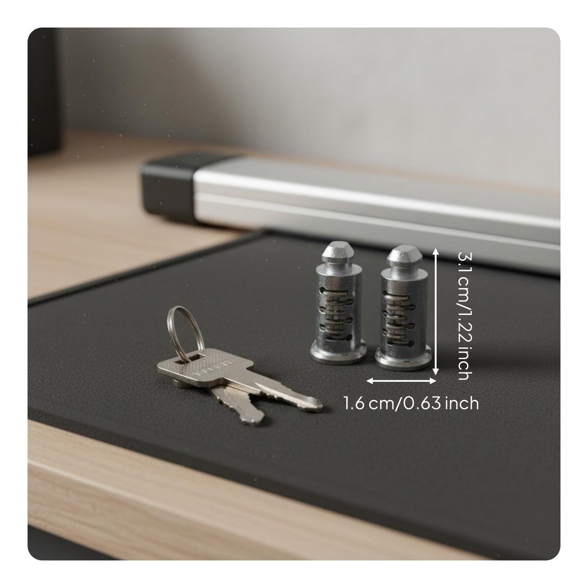 Anti-Theft Roof Rack Lock Cylinder Keyed Alike Luggage Rack Lock Core Security Hardware