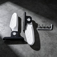 Aluminum Alloy Footrest Peg Non-Slip Foldable Bike Peg Space-Saving Vehicle Accessory
