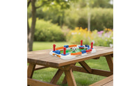 Compact Football Board Game with Flippers Portable Tabletop Football Game Manual Soccer Toy Family for Families