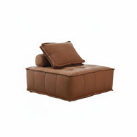 Nordic aesthetic sectional Block Couch Light Luxury Sectional Seating Minimalist Aesthetic Lounge Sofa Deep Seat for Apartment Dwellers, Design aficionados, Interior Designers, Living Room, Open-Plan Space, Showroom, Bedroom