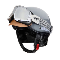 Ear Covers 3/4 Helmet Quick-Release Buckle Protective Gear for Riding