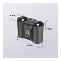 Type-C Two-headHead Fan Compact Wearable Waist Fan